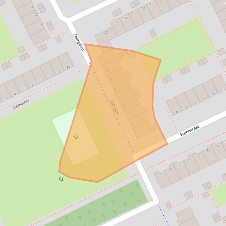 Kaart van postcodegebied 1317RR.