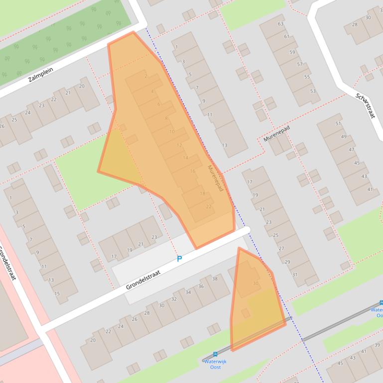 Kaart van postcodegebied 1317RV.