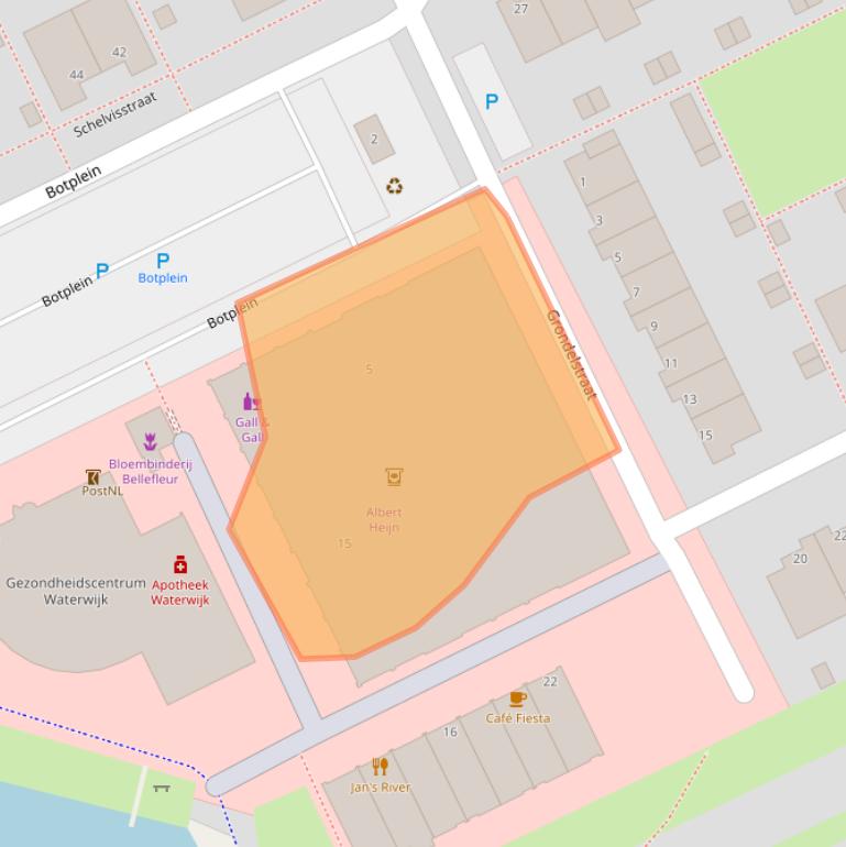 Kaart van postcodegebied 1317SK.