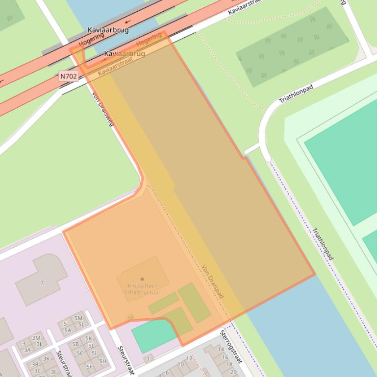 Kaart van postcodegebied 1317SP.