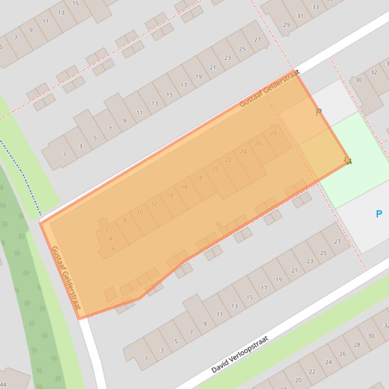 Kaart van postcodegebied 1318BC.