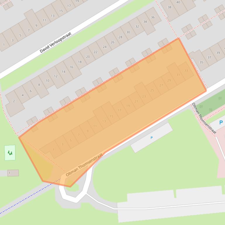 Kaart van postcodegebied 1318BM.