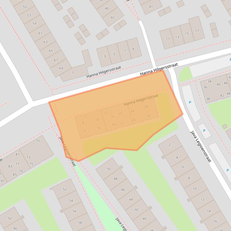 Kaart van postcodegebied 1318CV.