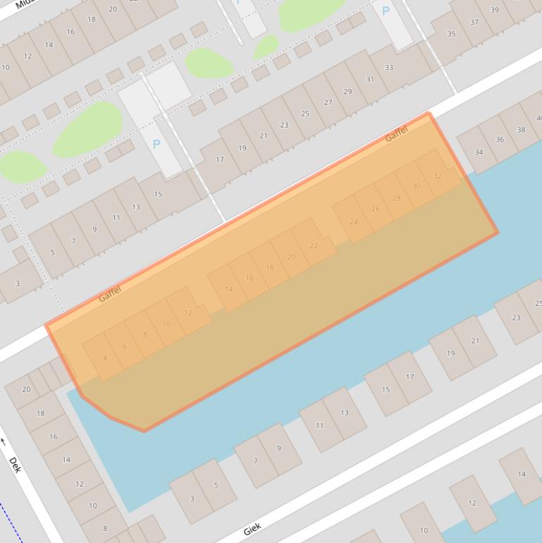 Kaart van postcodegebied 1319BT.