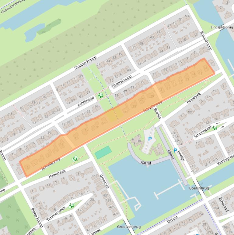 Kaart van postcodegebied 1319GE.