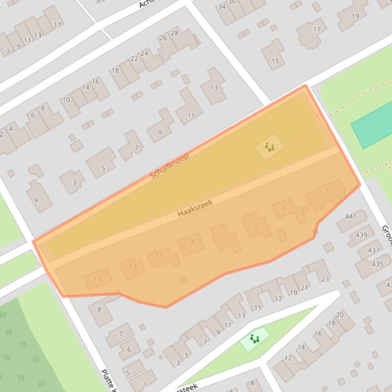 Kaart van postcodegebied 1319GM.