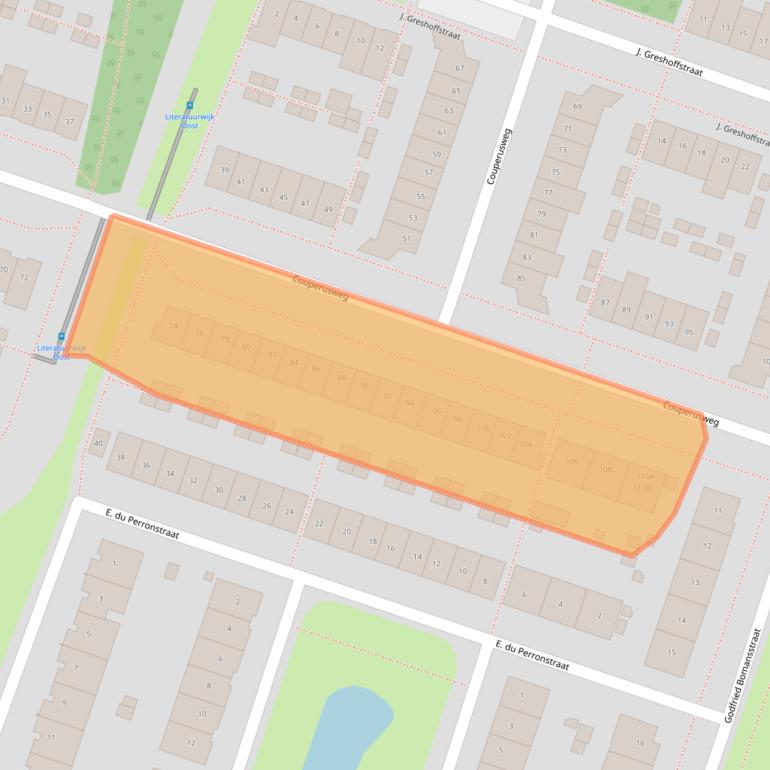 Kaart van postcodegebied 1321AX.