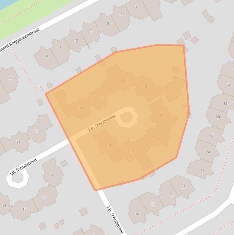 Kaart van postcodegebied 1321KN.