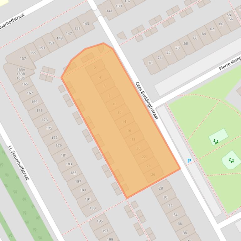 Kaart van postcodegebied 1321PW.