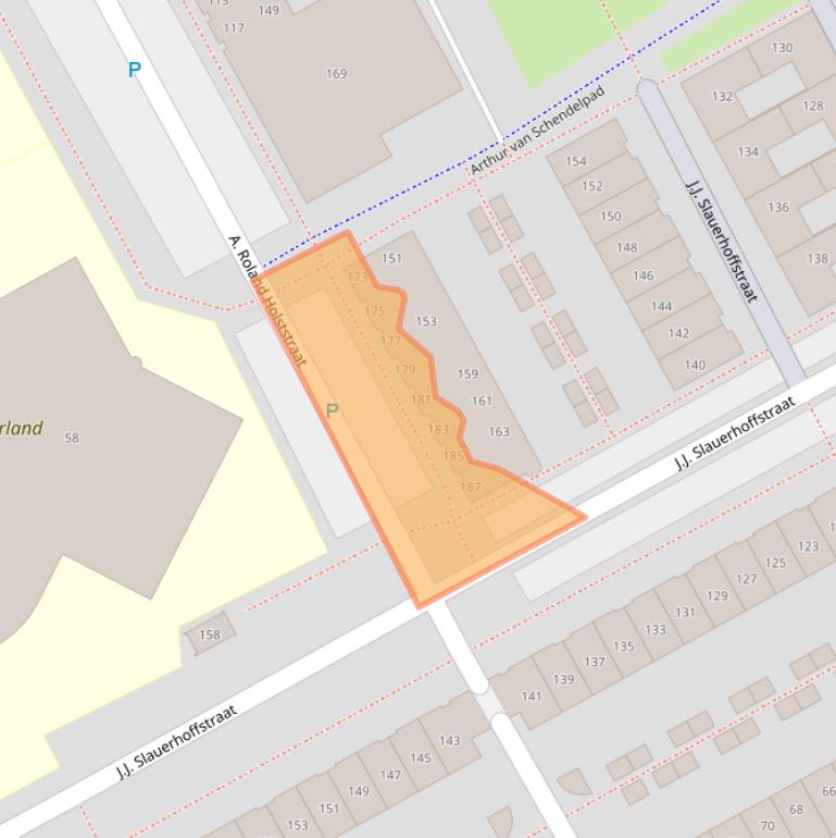 Kaart van postcodegebied 1321RV.