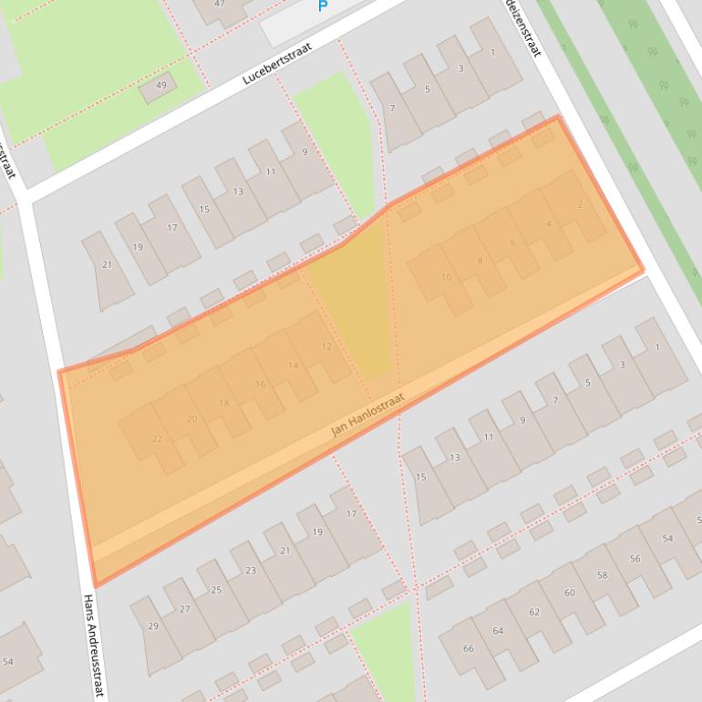 Kaart van postcodegebied 1321ST.