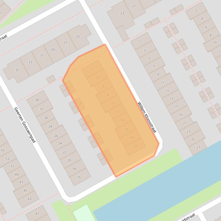 Kaart van postcodegebied 1321TN.