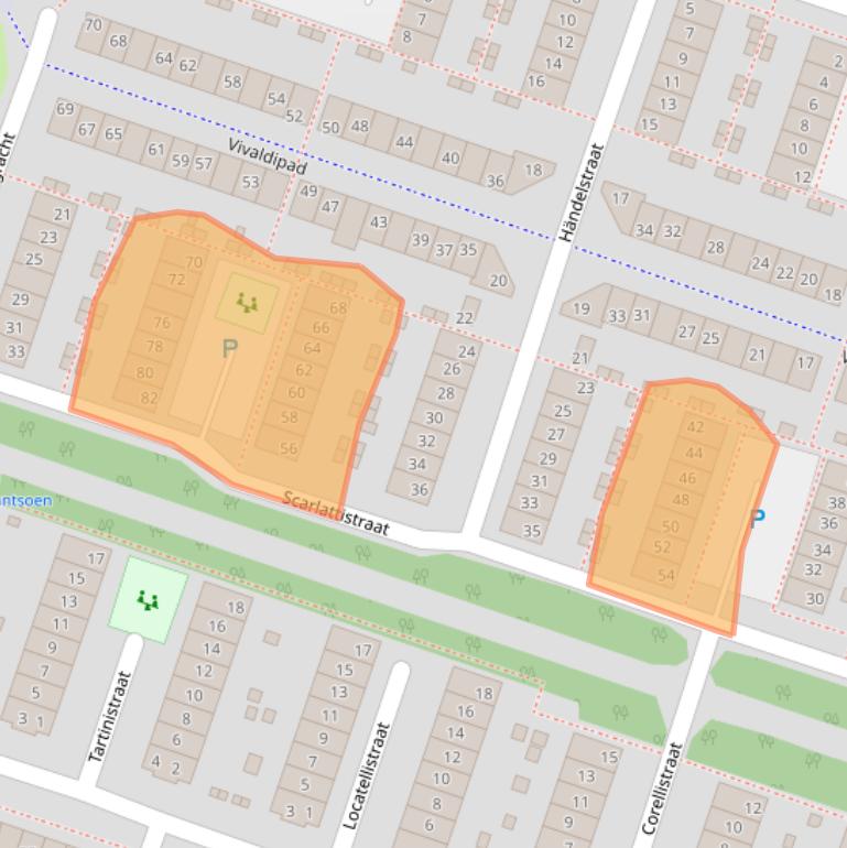 Kaart van postcodegebied 1323AP.