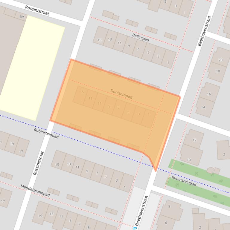 Kaart van postcodegebied 1323BN.