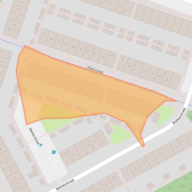 Kaart van postcodegebied 1323CN.