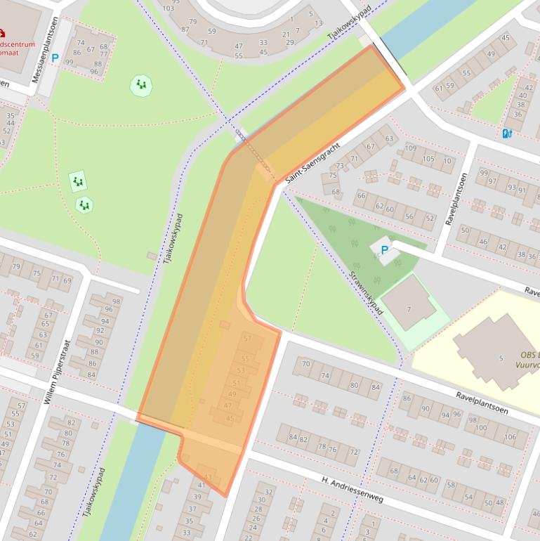 Kaart van postcodegebied 1323GN.