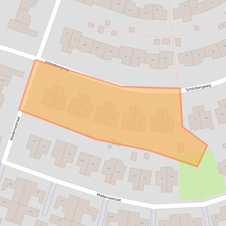 Kaart van postcodegebied 1323GT.