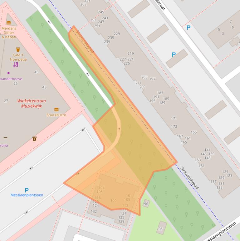 Kaart van postcodegebied 1323LJ.