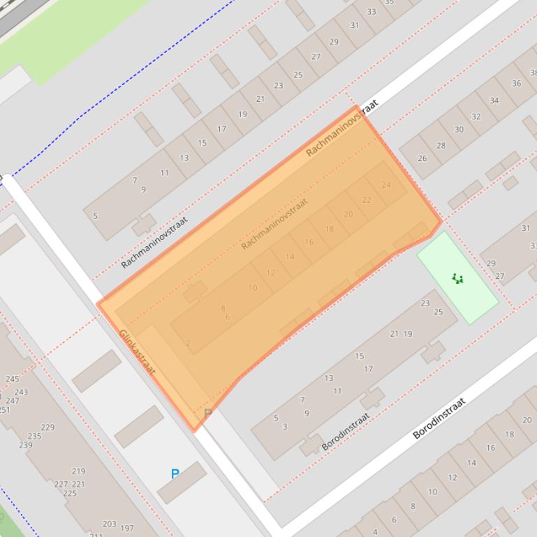 Kaart van postcodegebied 1323NE.