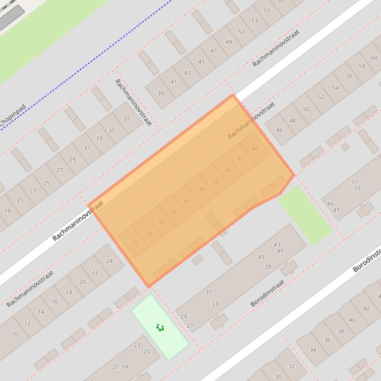 Kaart van postcodegebied 1323NG.