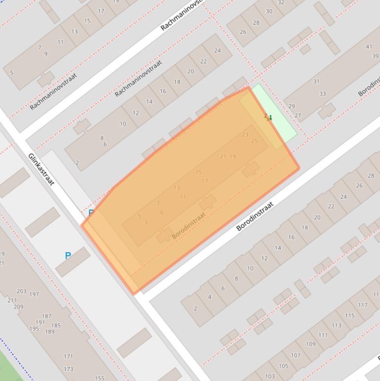 Kaart van postcodegebied 1323NK.