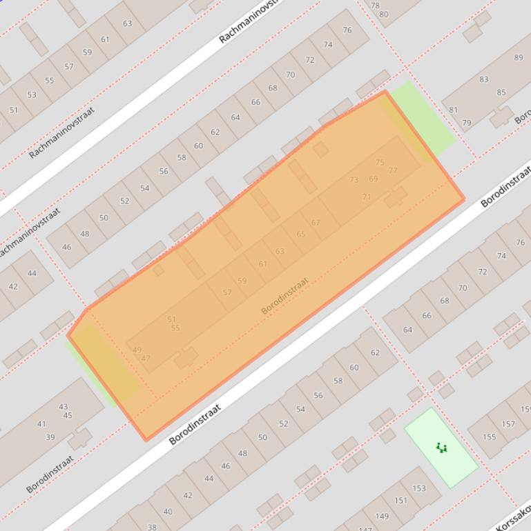 Kaart van postcodegebied 1323NN.