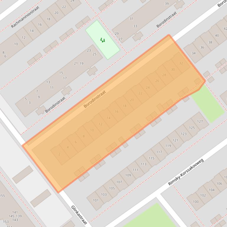 Kaart van postcodegebied 1323NR.