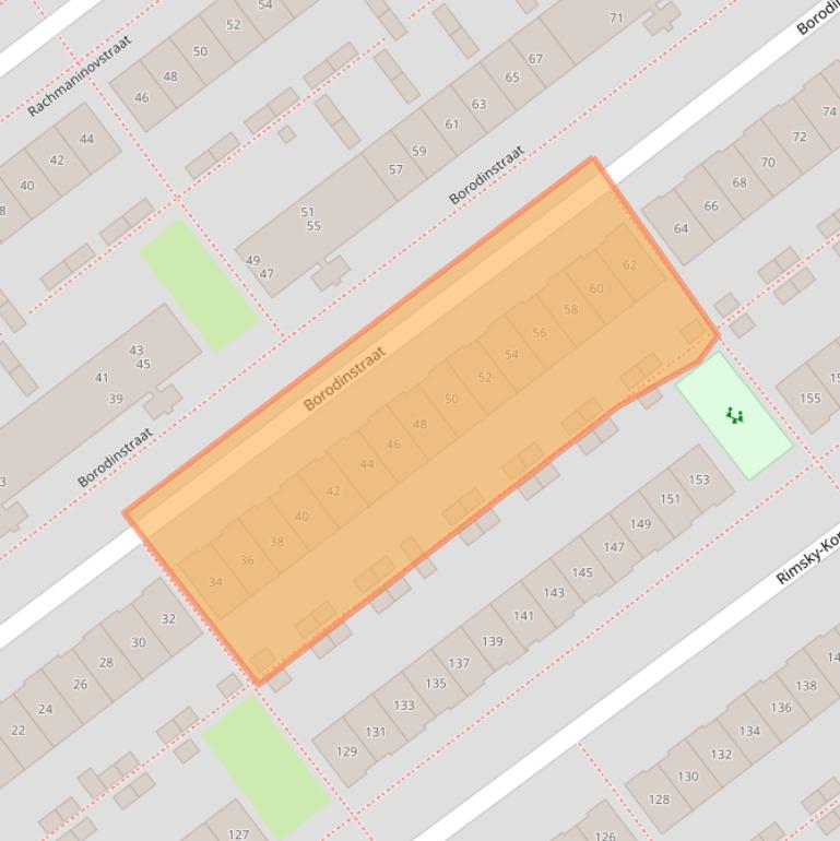 Kaart van postcodegebied 1323NS.