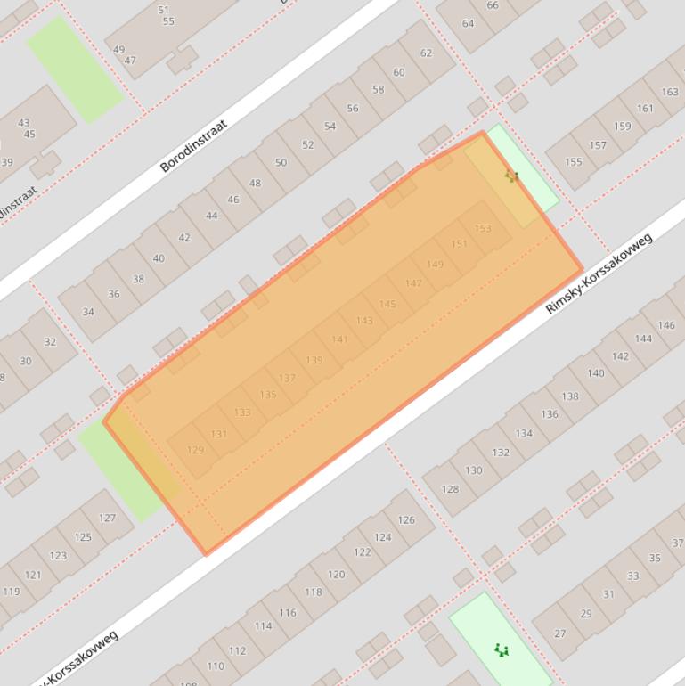 Kaart van postcodegebied 1323PB.