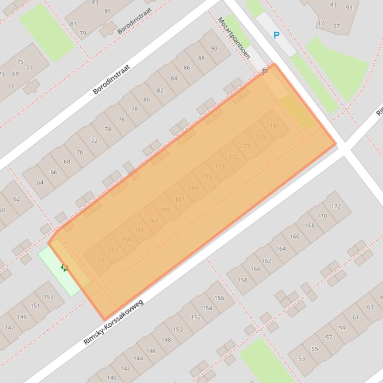 Kaart van postcodegebied 1323PC.