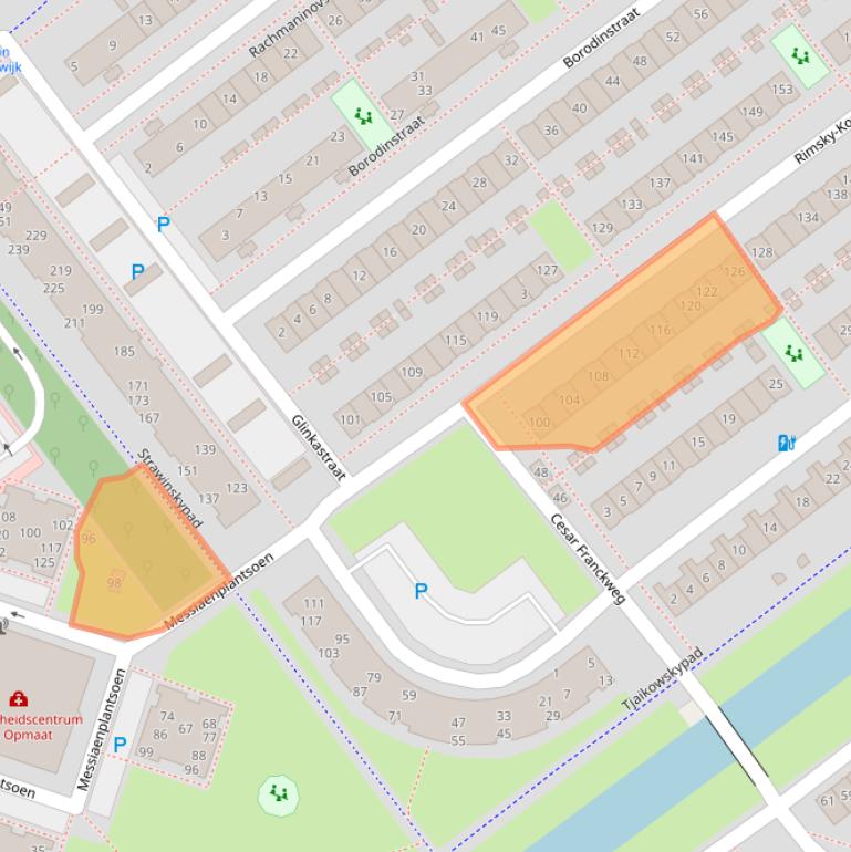 Kaart van postcodegebied 1323PH.