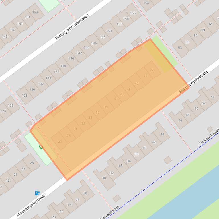 Kaart van postcodegebied 1323PP.