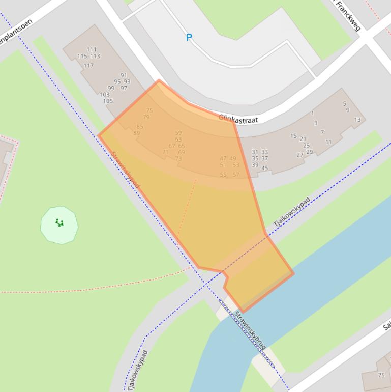 Kaart van postcodegebied 1323RB.