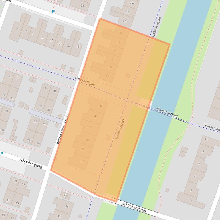 Kaart van postcodegebied 1323TK.