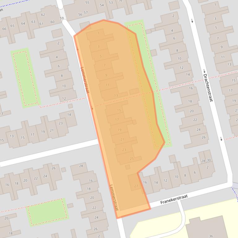 Kaart van postcodegebied 1324BN.