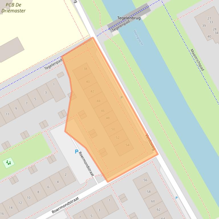 Kaart van postcodegebied 1324DM.