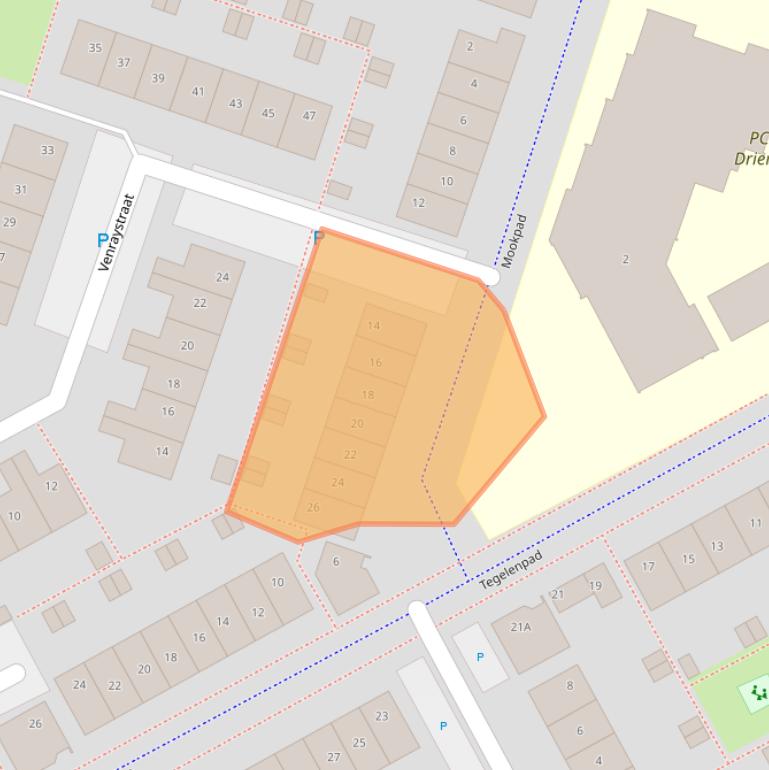 Kaart van postcodegebied 1324DV.