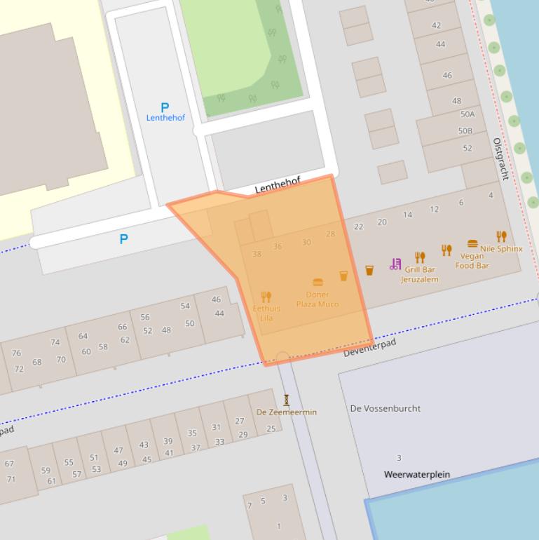 Kaart van postcodegebied 1324EG.