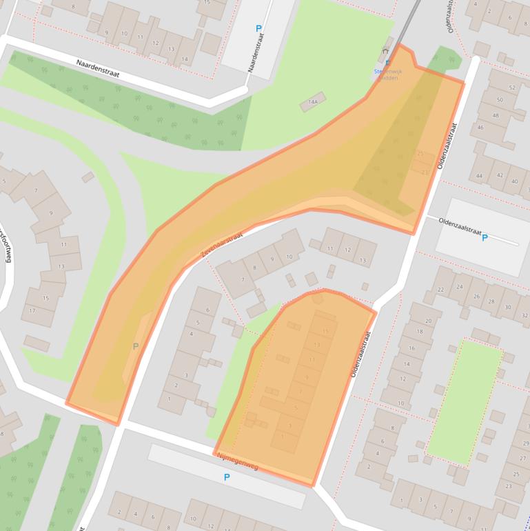 Kaart van postcodegebied 1324EW.