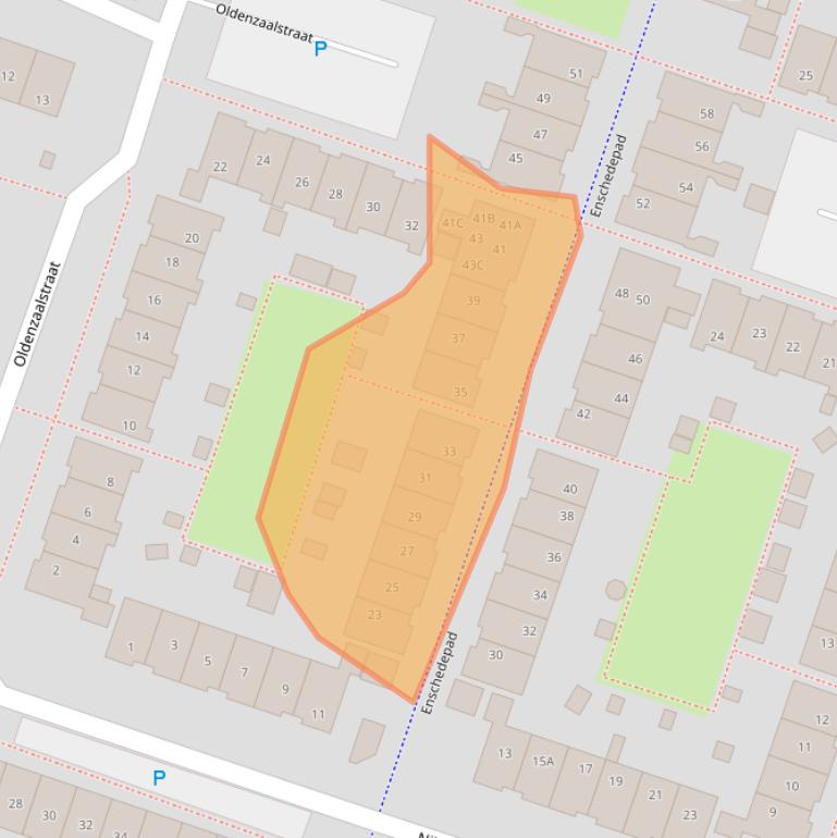 Kaart van postcodegebied 1324GB.