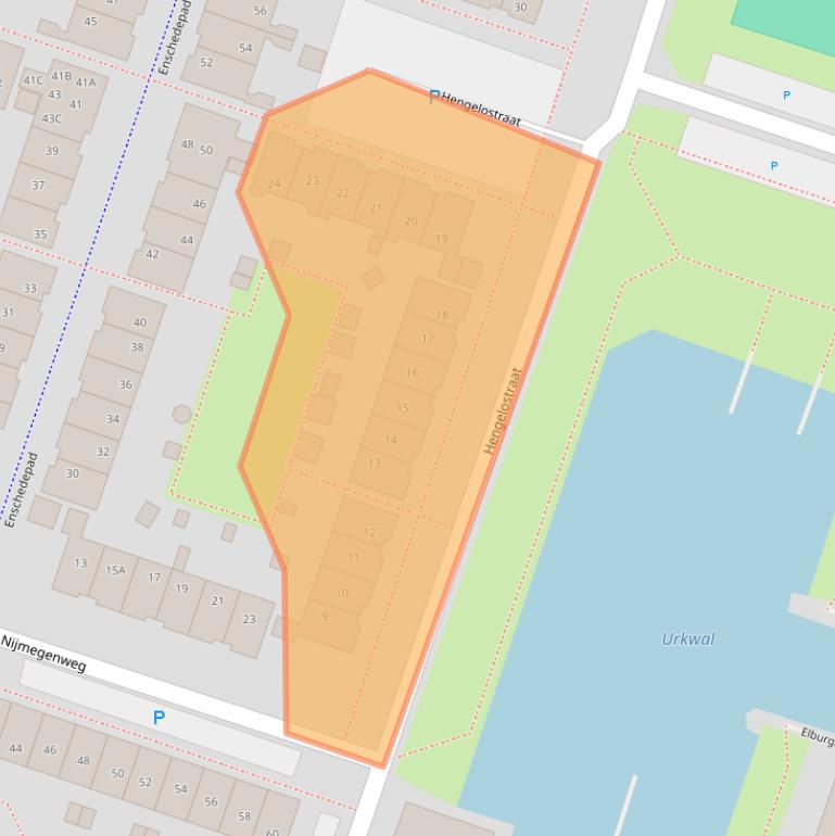 Kaart van postcodegebied 1324GN.