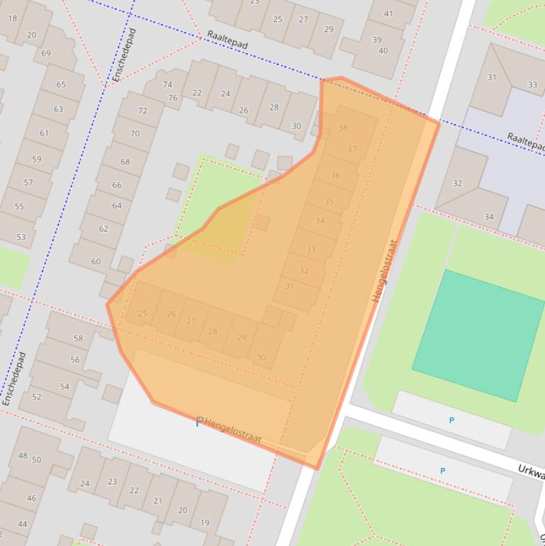 Kaart van postcodegebied 1324GP.