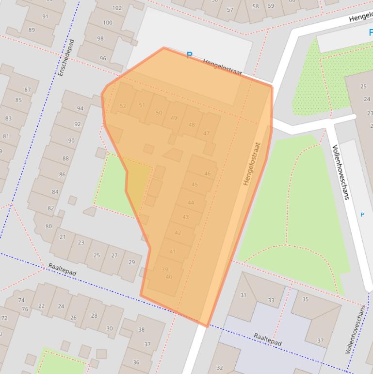 Kaart van postcodegebied 1324GR.