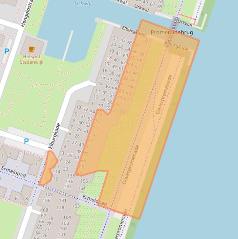 Kaart van postcodegebied 1324HL.