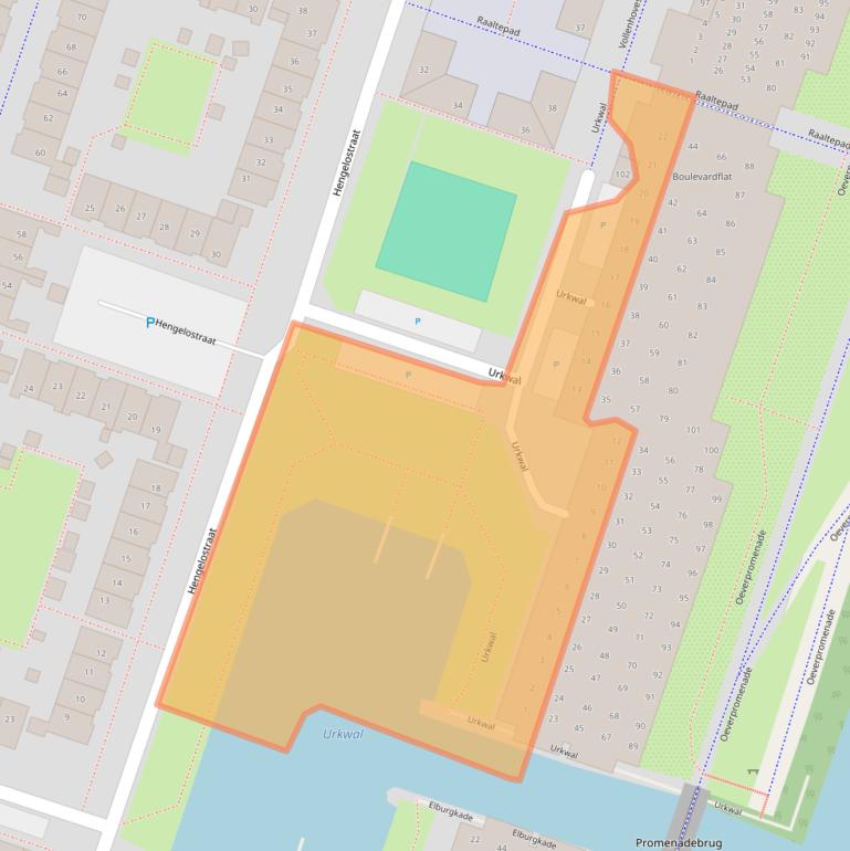 Kaart van postcodegebied 1324HM.