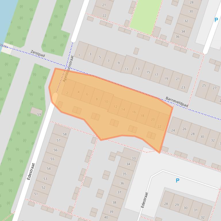 Kaart van postcodegebied 1324JK.