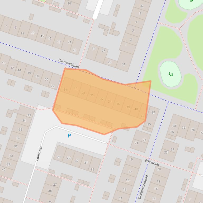 Kaart van postcodegebied 1324JL.