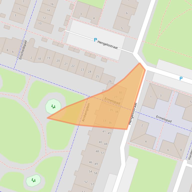 Kaart van postcodegebied 1324JR.