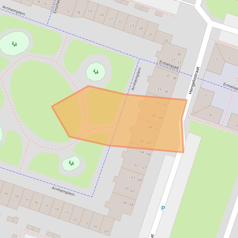 Kaart van postcodegebied 1324JS.