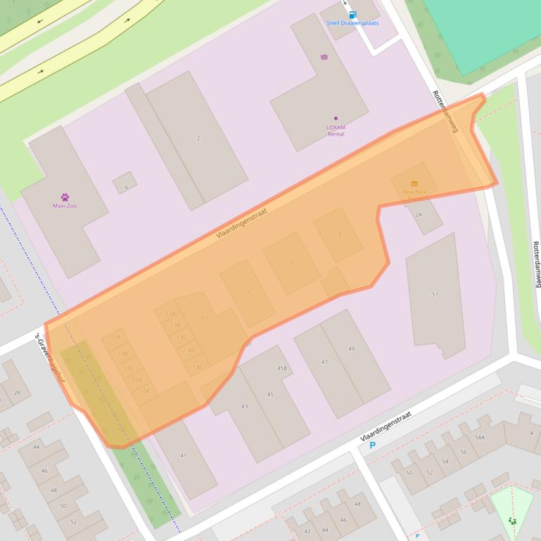 Kaart van postcodegebied 1324LA.